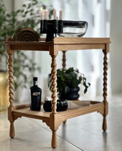Load image into Gallery viewer, Antique Oak Two-Tier Side | Lamp Table - BelWeb