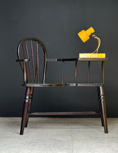 Load image into Gallery viewer, Vintage "Windsor-style" Telephone Table / Occasional Seat