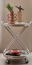 Load image into Gallery viewer, Vintage Metal Two-Tier Drinks Trolley