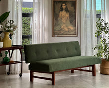 Load image into Gallery viewer, Retro Couch in Forest Green