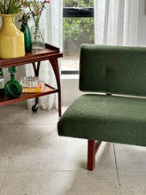 Load image into Gallery viewer, Retro Couch in Forest Green