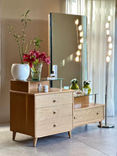 Load image into Gallery viewer, Mid-Century Dressing Table & Stool