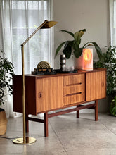 Load image into Gallery viewer, Mid-Century Sideboard - Centered Drawers & Sliding Doors
