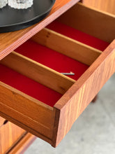 Load image into Gallery viewer, Mid-Century Sideboard - Centered Drawers & Sliding Doors