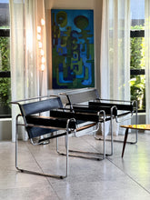 Load image into Gallery viewer, A Pair of Black Wassily Chairs