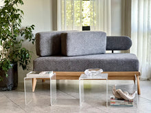 Load image into Gallery viewer, Mid-Century Oak Framed Couch/Daybed