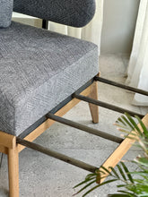 Load image into Gallery viewer, Mid-Century Oak Framed Couch/Daybed