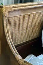 Load image into Gallery viewer, KING (XL) Cane & Rattan Bed with Headboard