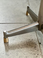 Load image into Gallery viewer, Upholstered Retro Footstool