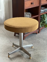 Load image into Gallery viewer, Upholstered Retro Footstool