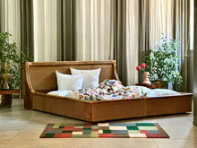 Load image into Gallery viewer, KING (XL) Cane & Rattan Bed with Headboard