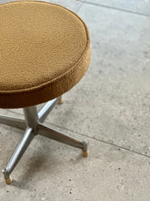 Load image into Gallery viewer, Upholstered Retro Footstool