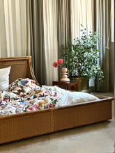 Load image into Gallery viewer, KING (XL) Cane & Rattan Bed with Headboard