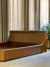Load image into Gallery viewer, KING (XL) Cane & Rattan Bed with Headboard