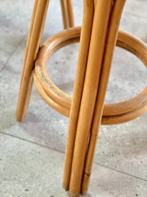 Load image into Gallery viewer, Set Of Vintage Cane Bar Chairs