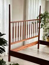 Load image into Gallery viewer, Queen Bed in Solid Sapele Mahogany