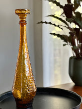 Load image into Gallery viewer, Tall Amber Genie Bottle