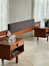 Load image into Gallery viewer, Double Headboard with Attached Pedestals
