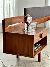 Load image into Gallery viewer, Double Headboard with Attached Pedestals
