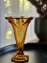 Load image into Gallery viewer, Vase - Amber Glass