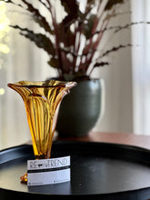 Load image into Gallery viewer, Vase - Amber Glass