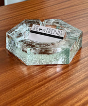 Load image into Gallery viewer, Retro Clear Crystal Hexagonal Ashtray