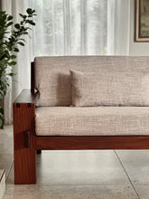 Load image into Gallery viewer, “Cubist” Couch Solid Hardwood