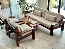 Load image into Gallery viewer, “Cubist” Pair of Armchairs - Solid Hardwood