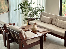 Load image into Gallery viewer, “Cubist” Couch Solid Hardwood
