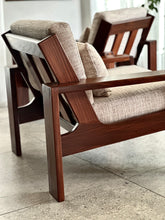Load image into Gallery viewer, “Cubist” Pair of Armchairs - Solid Hardwood