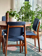 Load image into Gallery viewer, Danish-Style Dining Set (Round Extendable Table & 4 Chairs)