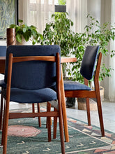 Load image into Gallery viewer, Danish-Style Dining Set (Round Extendable Table & 4 Chairs)