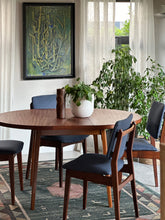 Load image into Gallery viewer, Danish-Style Dining Set (Round Extendable Table & 4 Chairs)