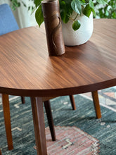 Load image into Gallery viewer, Danish-Style Dining Set (Round Extendable Table & 4 Chairs)