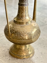 Load image into Gallery viewer, Tall Vintage Indian, Solid Brass Dallah Coffee Pot