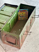 Load image into Gallery viewer, Vintage Metal Military Trunks