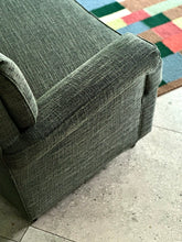 Load image into Gallery viewer, Vintage Curved Couch with Button Detail