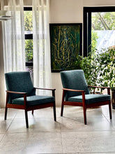 Load image into Gallery viewer, Pair of 60's Mid-Century Armchairs