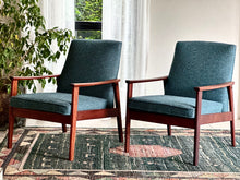 Load image into Gallery viewer, Pair of 60's Mid-Century Armchairs