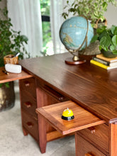 Load image into Gallery viewer, Vintage Solid Kiaat Desk