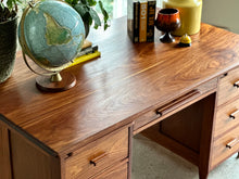 Load image into Gallery viewer, Vintage Solid Kiaat Desk