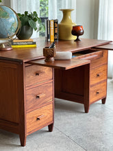 Load image into Gallery viewer, Vintage Solid Kiaat Desk