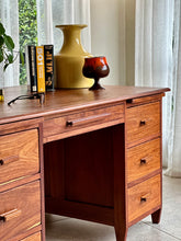 Load image into Gallery viewer, Vintage Solid Kiaat Desk