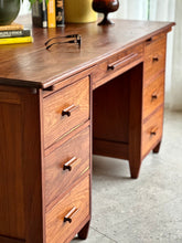 Load image into Gallery viewer, Vintage Solid Kiaat Desk