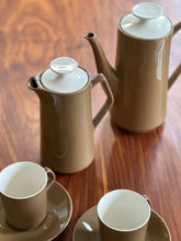 Load image into Gallery viewer, Vintage Beswick Brown Coffee Set For 4
