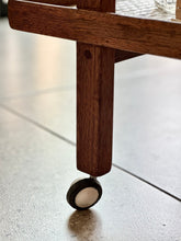 Load image into Gallery viewer, Vintage Two-Tier Trolley with Mosaic Tiles