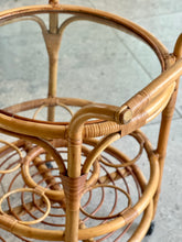Load image into Gallery viewer, Vintage Cane Drinks Trolley
