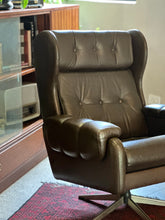 Load image into Gallery viewer, Vintage Danish Swivel Chair