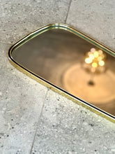 Load image into Gallery viewer, Retro Brass Framed Mirror