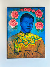 Load image into Gallery viewer, Tretchikoff-Inspired Nelson Mandela Artwork by Kobus Walker